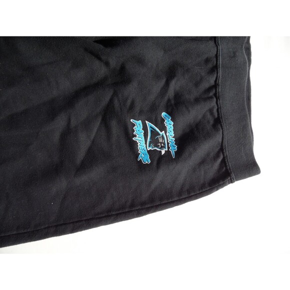 Carolina Panthers Size medium NFL Team Heather black Fleece Sweat Shorts - Picture 4 of 6